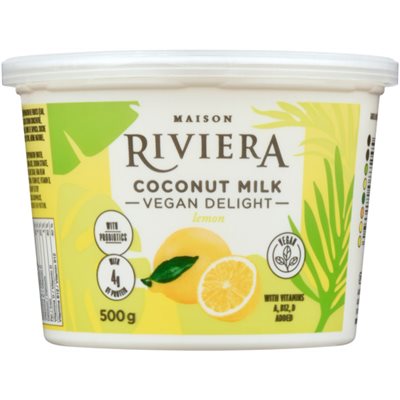 Maison Riviera Delice Vegetal Lait De Coco Citron 500g