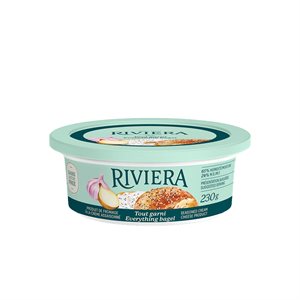 RIVIERA EVERYTHING BAGEL CREAM CHEESE 230g