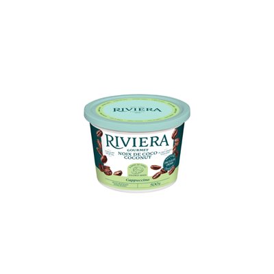 Riviera Yogourt Vegetal Noix De Coco Gourmet Cappuccino 500G Riviera Yogourt Vegetal Noix De Coco Gourmet Cappuccino 500G