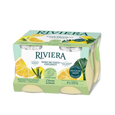 Riviera Vegan Lait de Coco-Citron 4x120ml