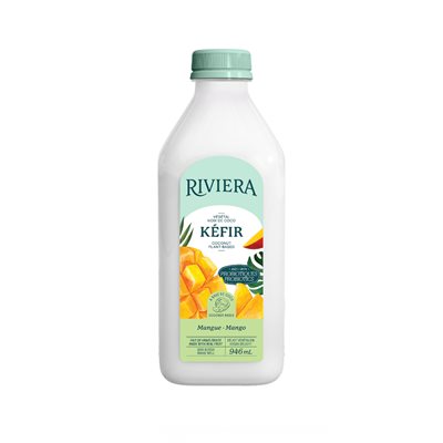 RIVIERA PROBIOTIC PLANT-BASED KEFIR MANGO 946 ML