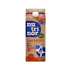 Nutrinor Sans lactose 3,25% m.f. Lait