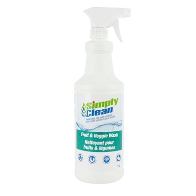 Simply Clean Fruit & Veggie Wash 1L