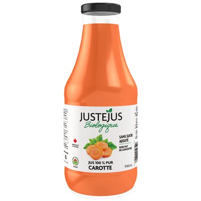 Just Juice Organic Carrot Juice 946ml