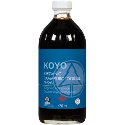 KOYO Sauce Soya Biologique Tamari Biologique Shoyu 475 ml
