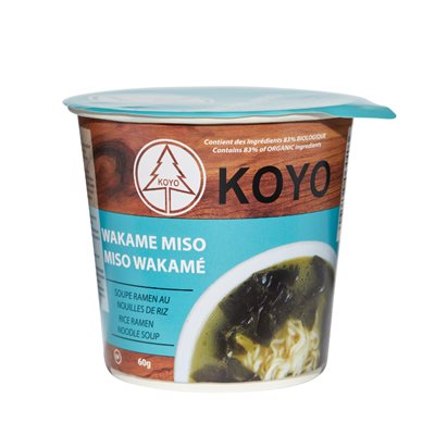 KOYO Soupe ramen a miso wakamé ~ biologique - sans Gluten 60g