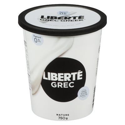 Liberte GREEK YOGURT 0% PLAIN 750G