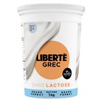 LIBERTE GREEK YOGOURT LACTOSE FREE PLAIN 1KG