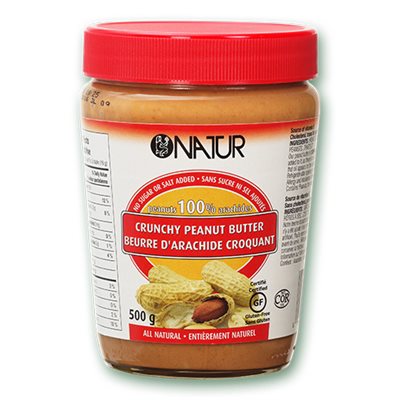 Natur Crunchy Peanut Butter 500g