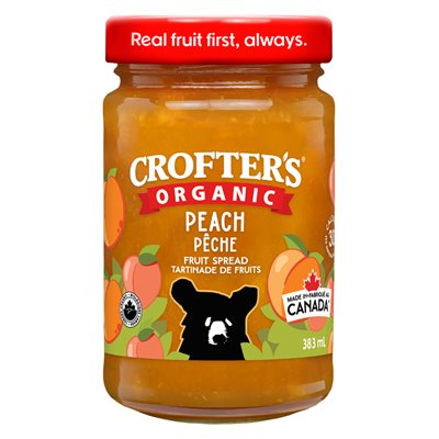 Crofter's Organic Peach Spread 383ml