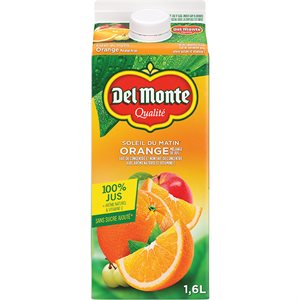 Del Monte Soleil du Matin mélange de jus Orange 1.6L