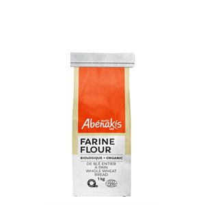 Abenakis Organic Whole Durum Wheat Bread Flour 1kg