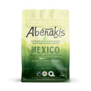 Abenakis Café Moulu Mexico Décaféiné Bio & Équitable 200g