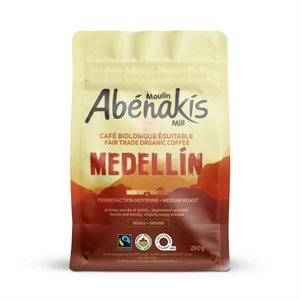 Abenakis Café Moulu Médellin Moyen Bio & Équitable 200g