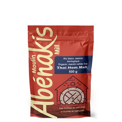 Abenakis Organic White Jasmine Rice 500g