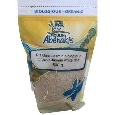 Abenakis Organic White Jasmine Rice 500g