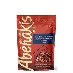 Abenakis organic Roasted Soybeans unsalted 300g