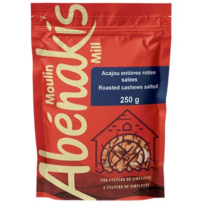 Abenakis Roasted salted Cashews 250g