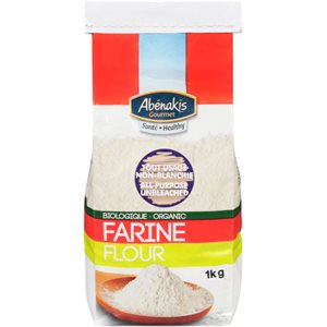 Abenakis Organic All Purpose Unbleached Flour 1kg