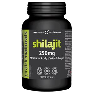 Shilajit 250 Mg De Shilajit Purifié, Avec 50 % D'Acide Fulvique 60Vcaps