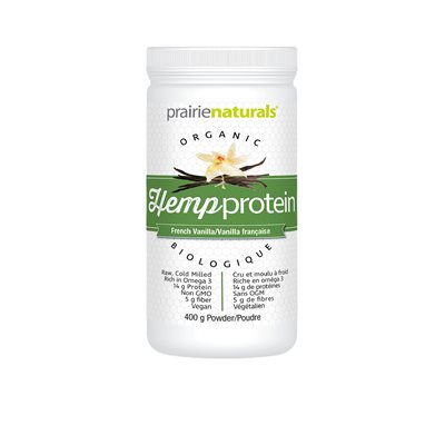 Prairie Naturals Organic & Raw Hemp Protein Powder French Vanilla