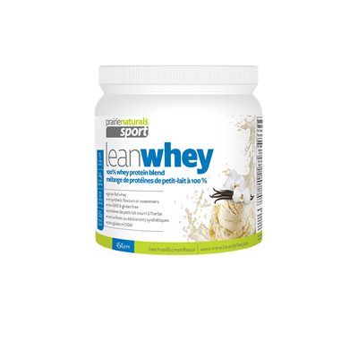 Prairie Naturals Lean Whey créme à la vanille franà§aise - mélange de protéines de petit-lait concentrées - poudre