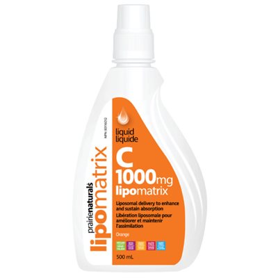 Prairie Naturals Liquide Vitamine C 1000mg Lipomatrix solution