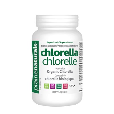 Prairie Naturals Chlorelle Biologique 180Vcaps