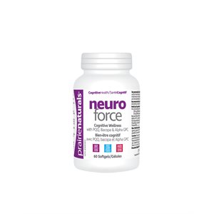 Neuro-Force formule pour la santé cognitive avec PQQ, bacopa et alpha GPC - gélules