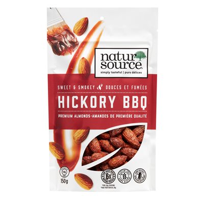 AMANDES HICKORY BBQ 150G AMANDES HICKORY BBQ 150G