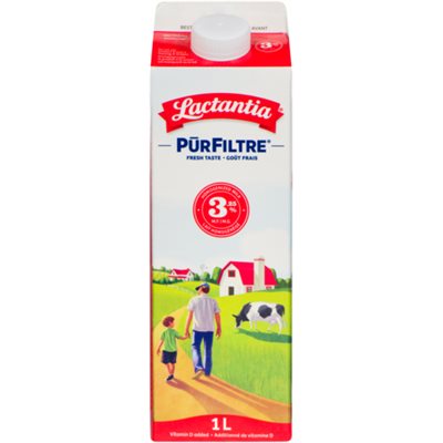 Lactantia PurFiltre Lait Homogénéisé 3.25% M.G. 1 L