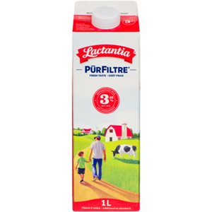 Lactantia PÅ«rFiltre Homogenized Milk 3.25% M.F. 1 L 