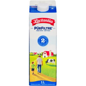 Lactantia PurFiltre Partly Skimmed Milk 2% M.F. 1 L 