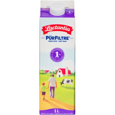 Lactantia PÅ«rFiltre Partly Skimmed Milk 1% M.F. 1 L 