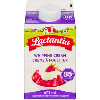 Lactantia Créme à Fouetter 35% M.G. 473 ml Lactantia Créme à Fouetter 35% M.G. 473 ml