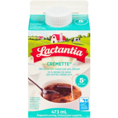 Lactantia Crémette 5% M.G. 473 ml