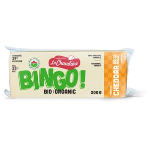 Fromagerie La Chaudiere Bingo Fromage Cheddar Doux Bio 