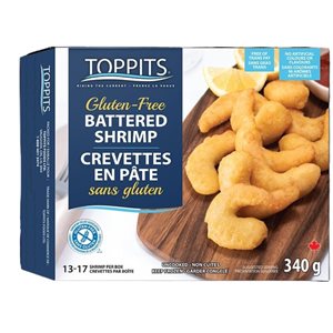 Toppits Gluten-Free Battered Shrimp 340g