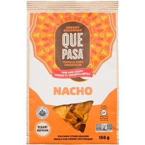 Que Pasa Croustilles Chia Quinoa Nacho Bio 156g