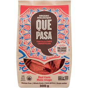 Que Pasa Croustilles Mais Rouge Bio 300g