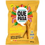 Que Pasa Croustilles mais roulees fromage epice biologique 184g