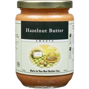 Nuts to You Nut Butter Smooth Hazelnut Butter 365 g 