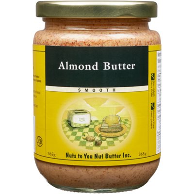 Nuts to You Nut Butter Smooth Almond Butter 365 g 