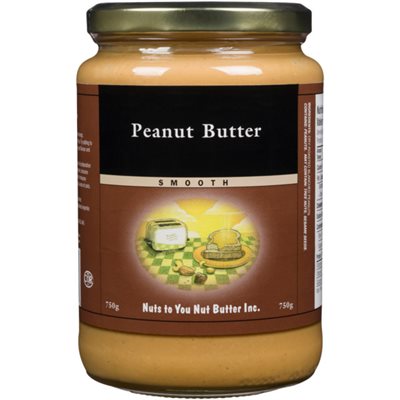 Nuts to You Nut Butter Beurre d'Arachides Crémeux 750 g