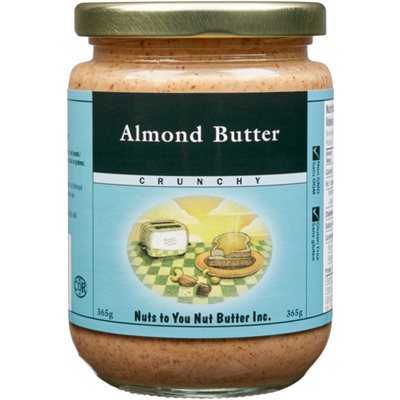 Nuts to You Nut Butter Crunchy Almond Butter 365 g 