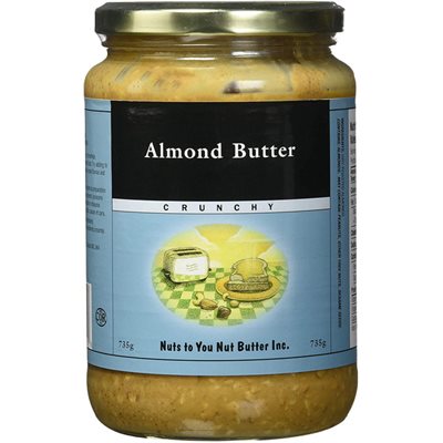 Nuts to You Crunchy Almond Butter 735g