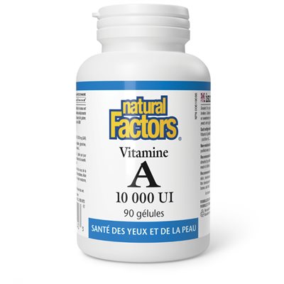 Natural Factors Vitamin A 10,000 IU 90 Softgels