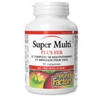 Natural Factors Super Multi Plus Iron   90 Tablets