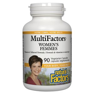 Natural Factors Femmes MultiFactors 90 capsules végétariennes