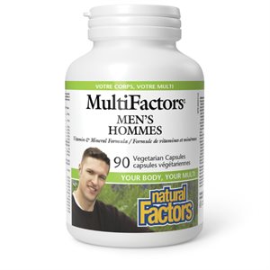 Natural Factors Hommes MultiFactors 90 capsules végétariennes